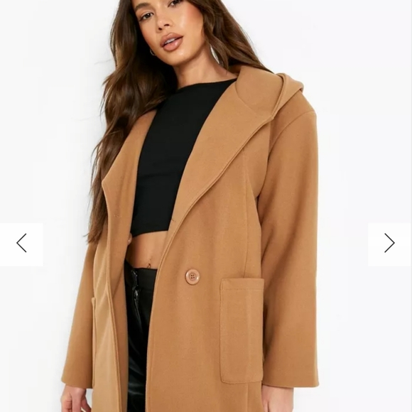 Boohoo oversize wool coat - Picture 3 of 4
